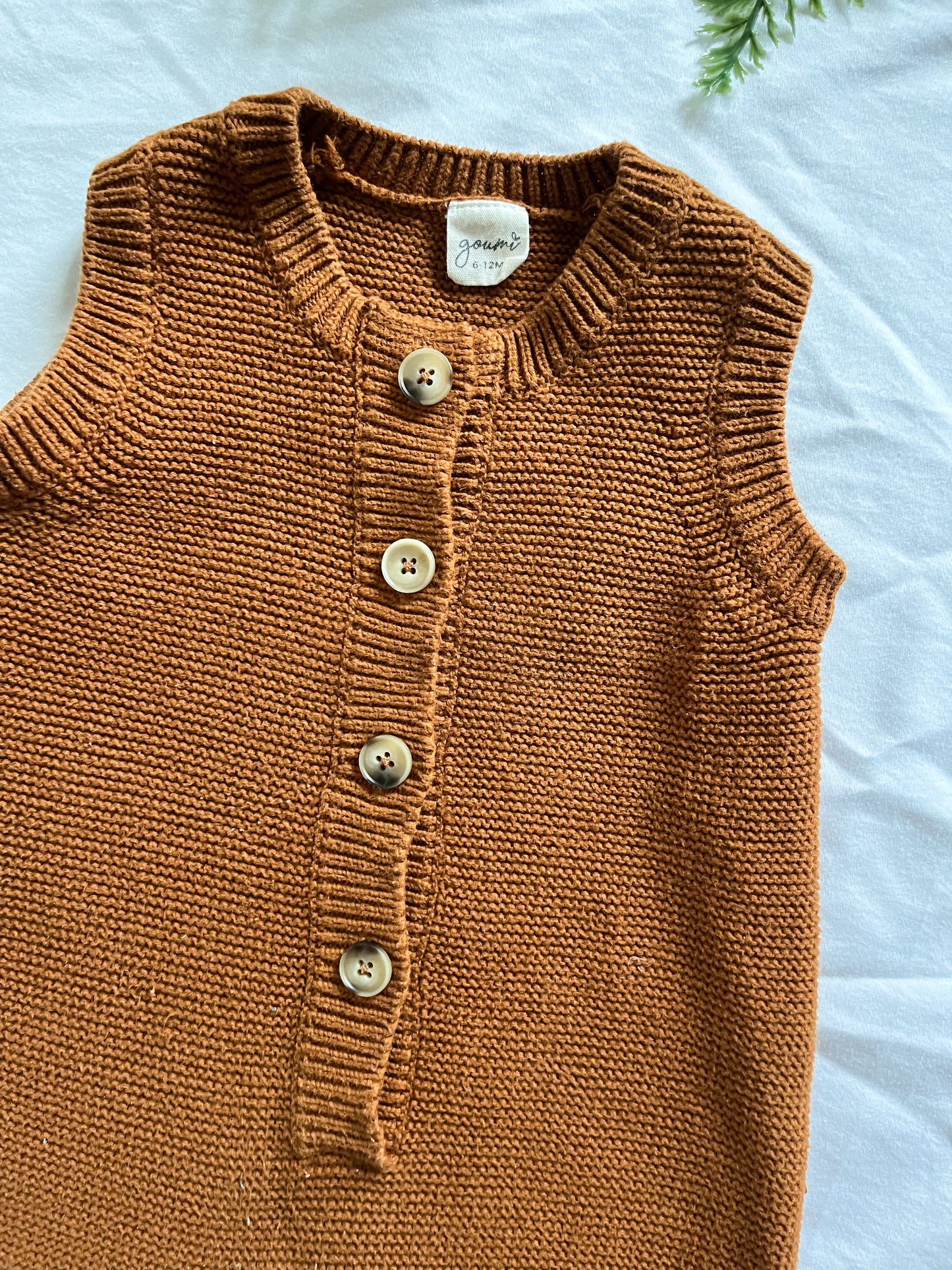 Goumi knit romper (6/12)