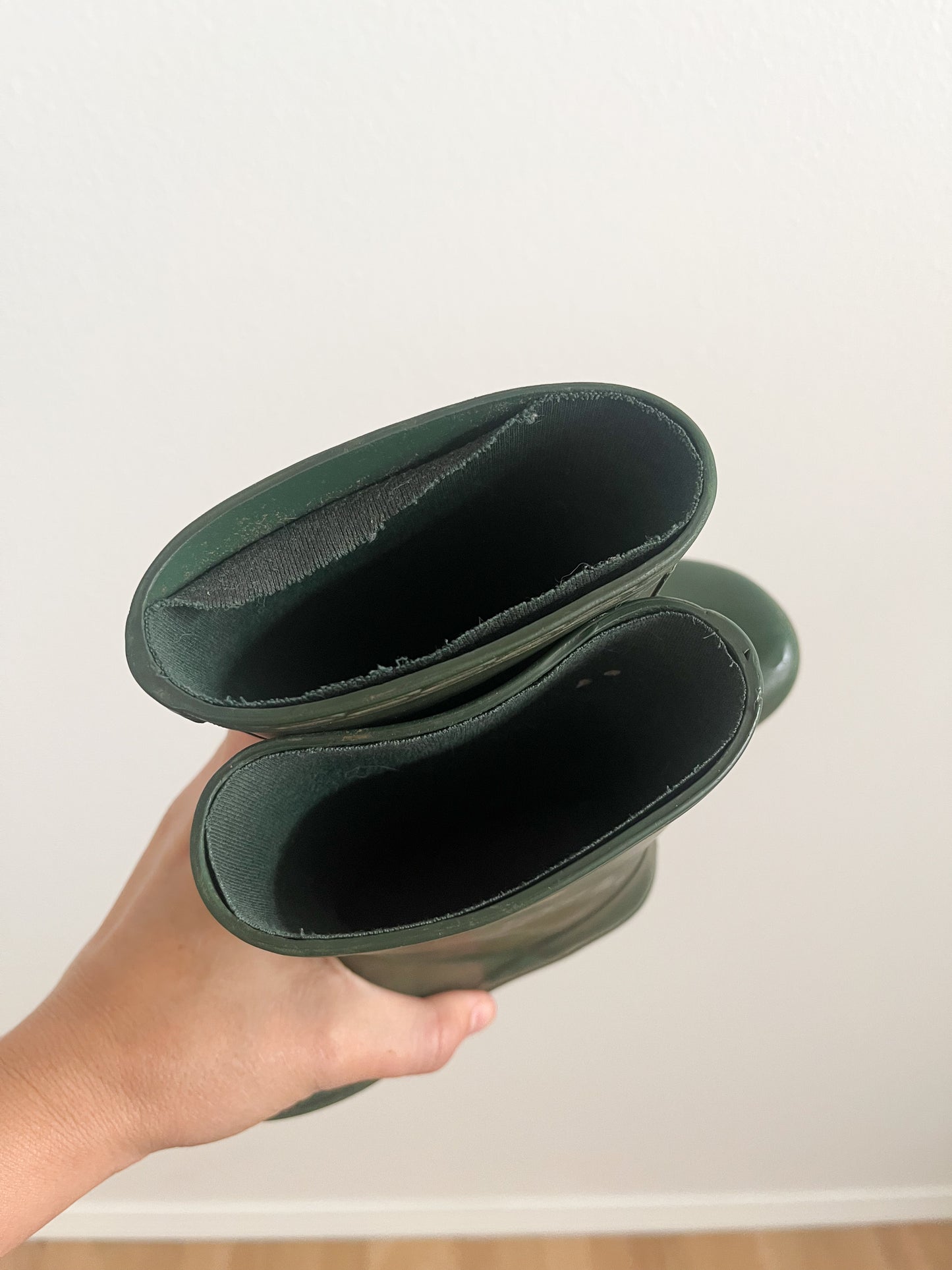 Hunter boots (size 6c)