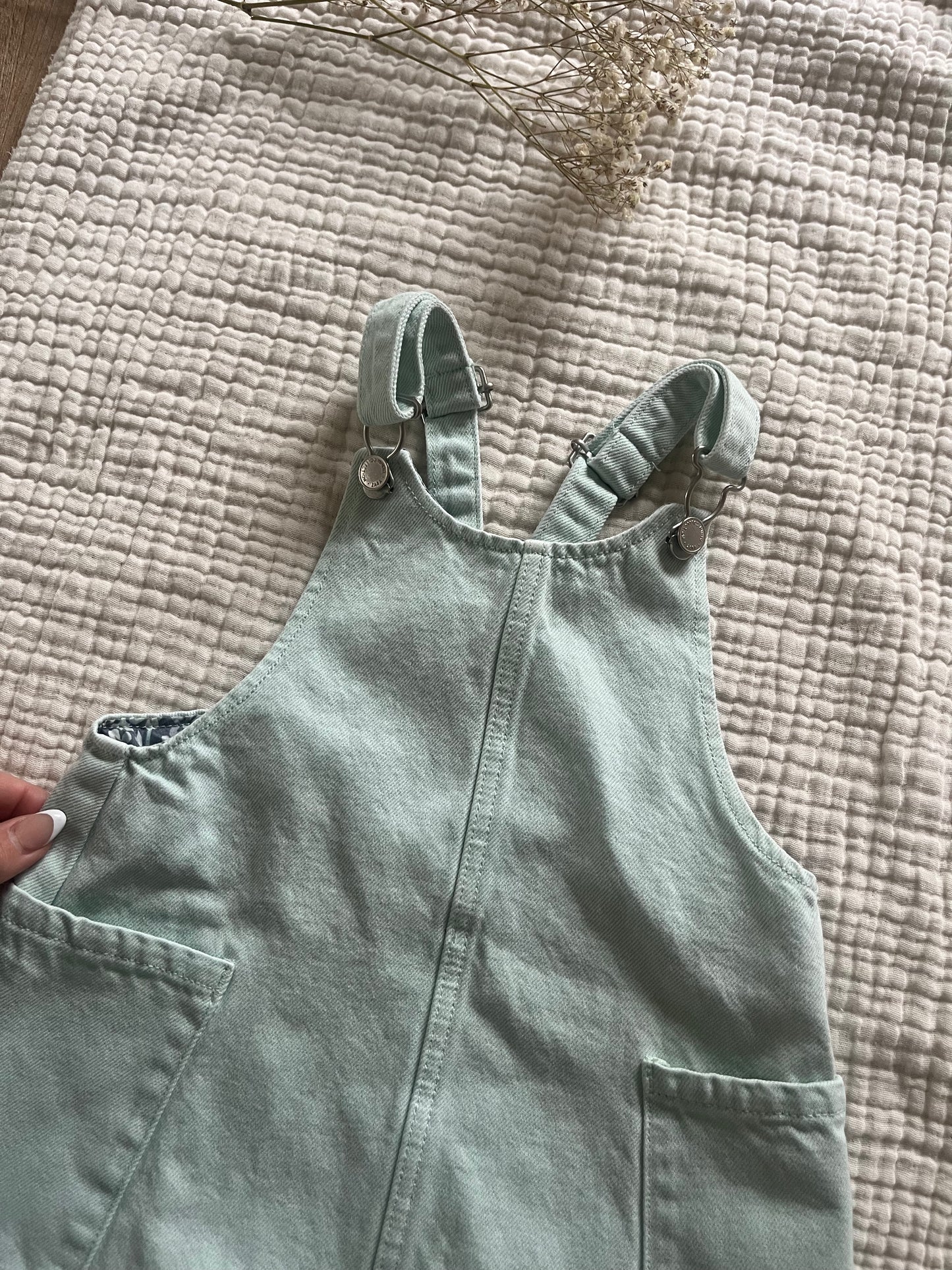 Zara mint overall skirt (2/3T)