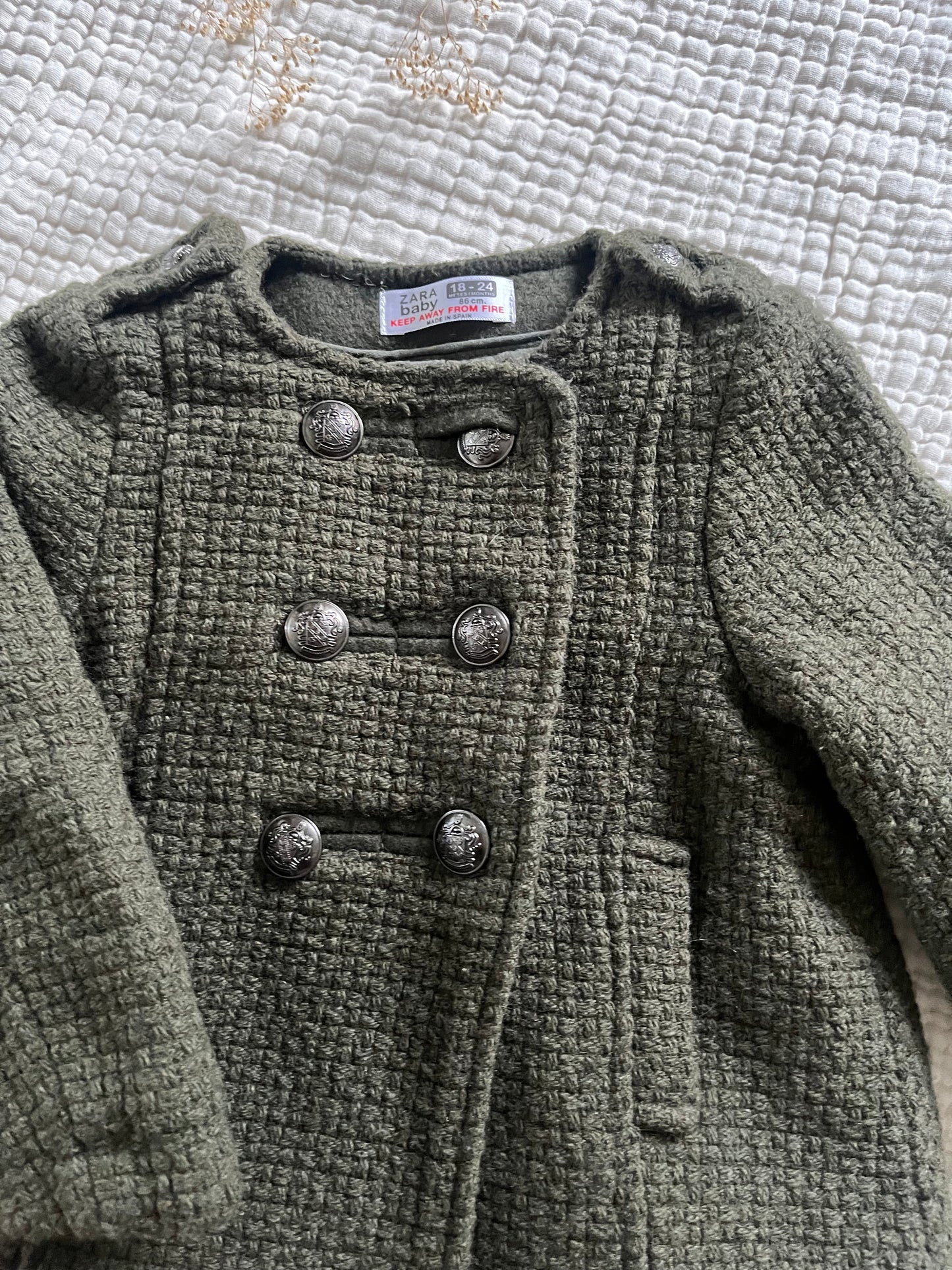 Zara wool blend peacoat (18/24)