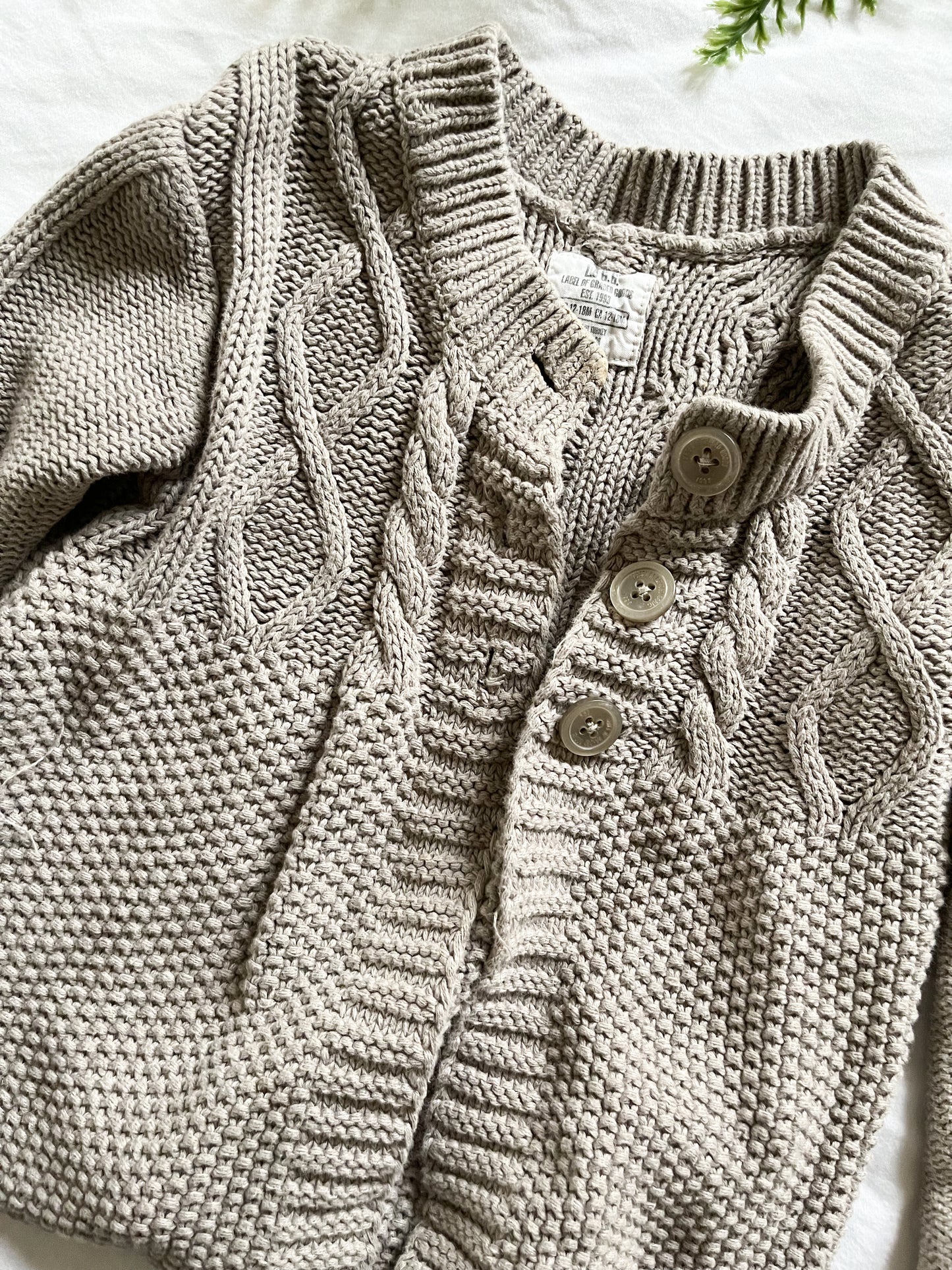 L.O.G.G neutral cardi (12/18)