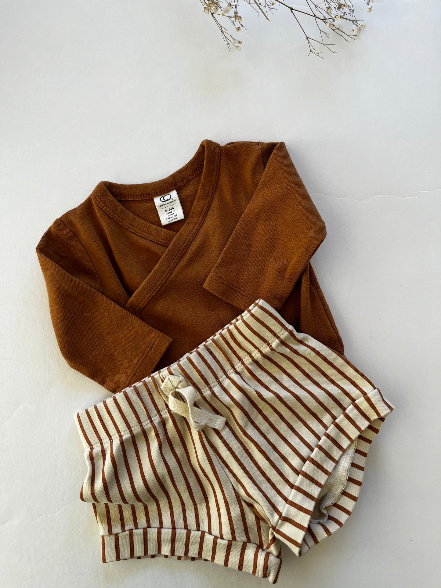 Colored organics kimono and shorts (0/3)