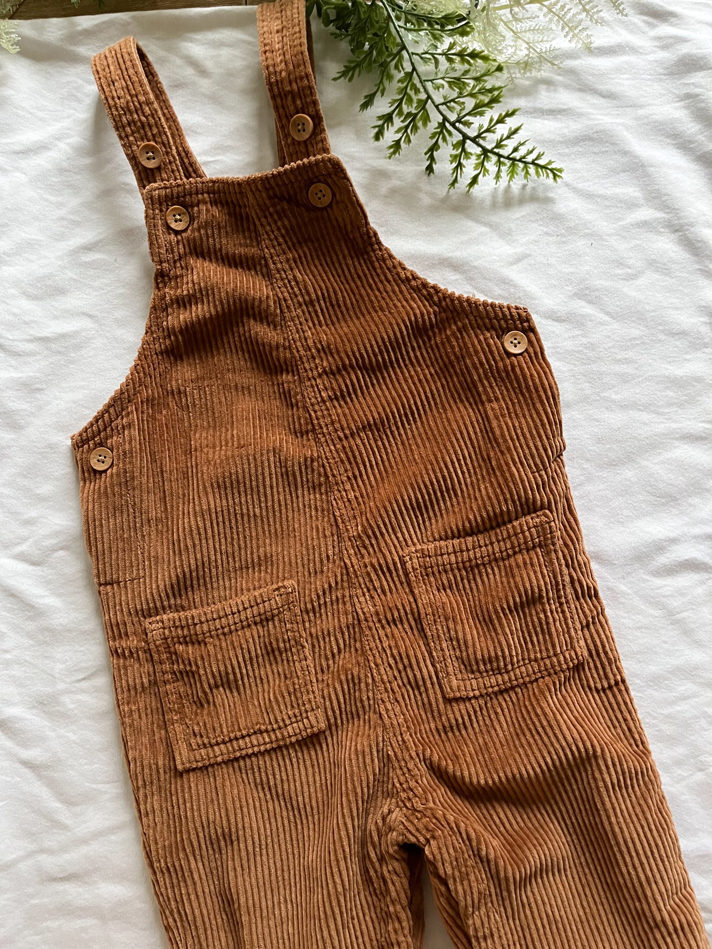 Little and co corduroy overalls (2T)