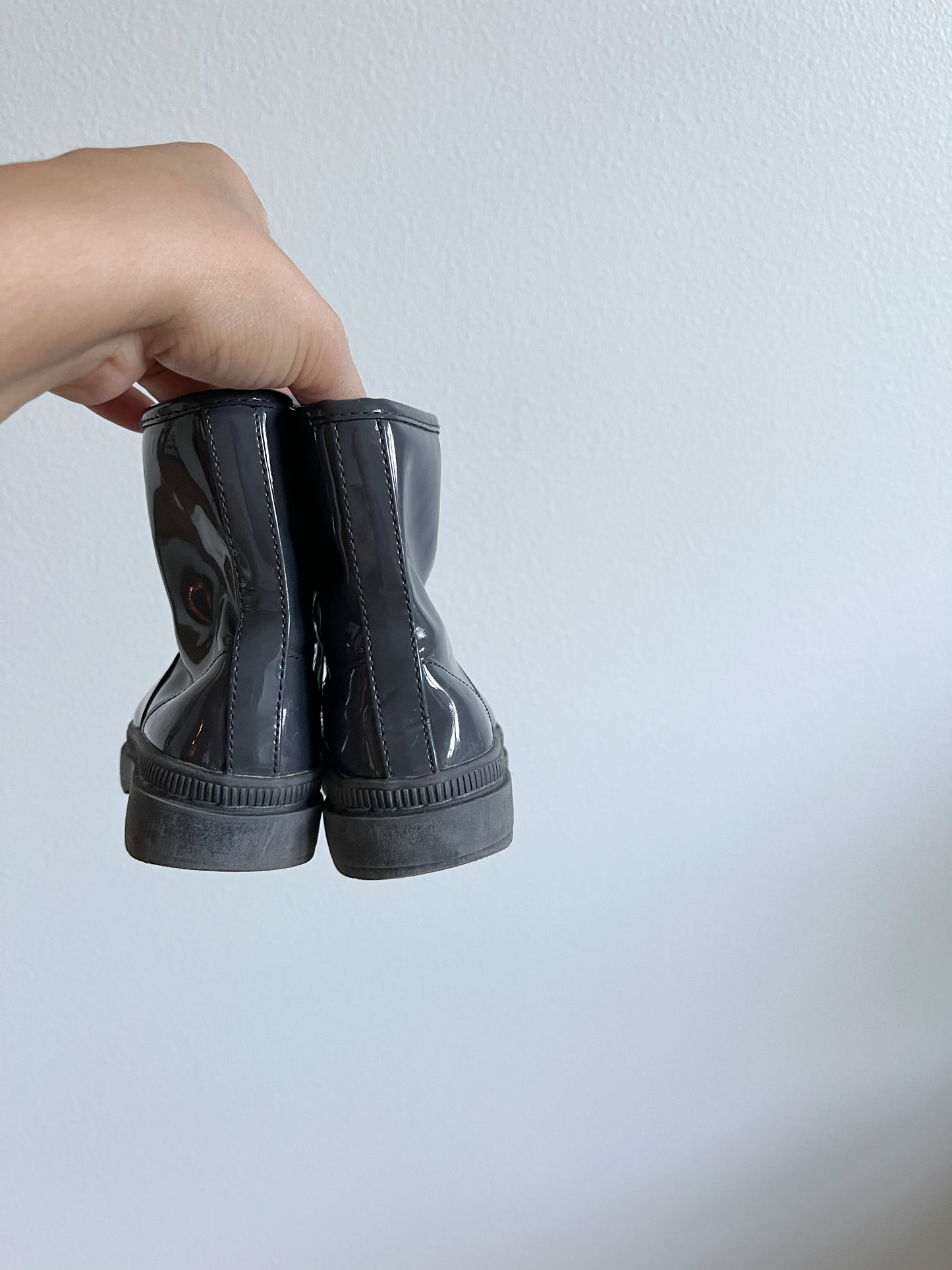 Zara dark grey rain boots (8)
