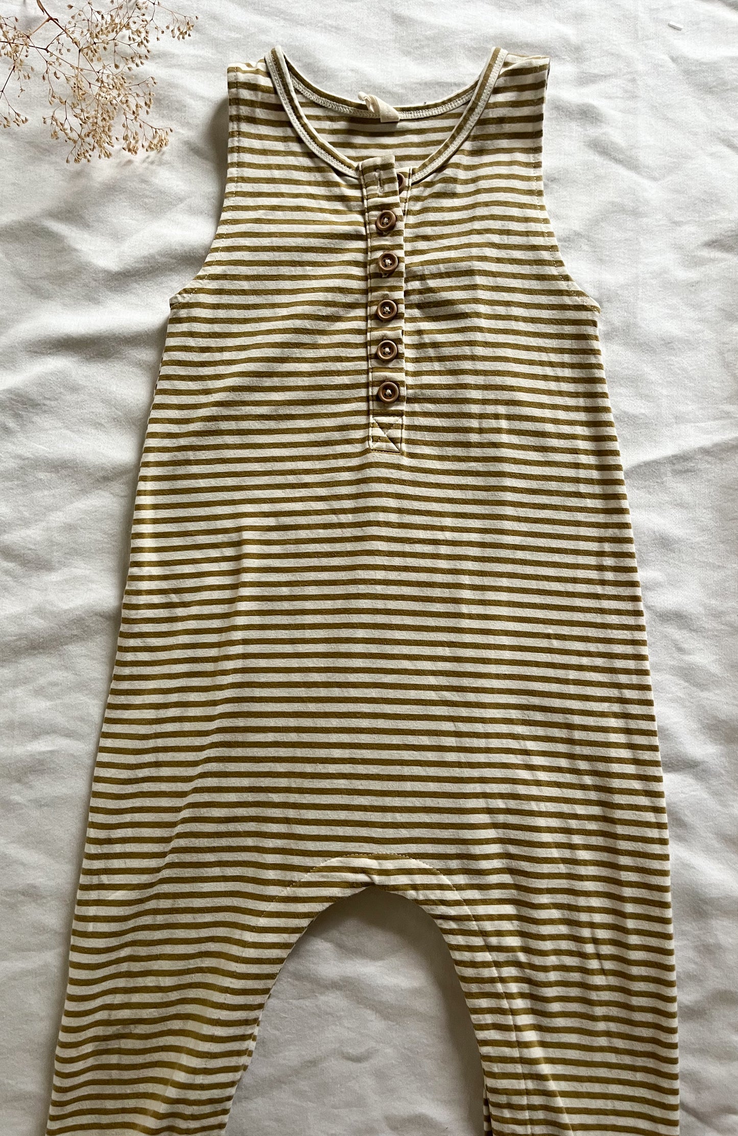 Quincy Mae striped jumpsuit (2/3T)