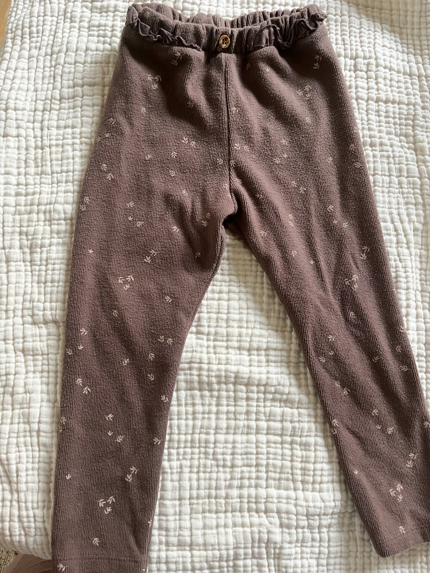 Zara ribbed leggings (4/5)