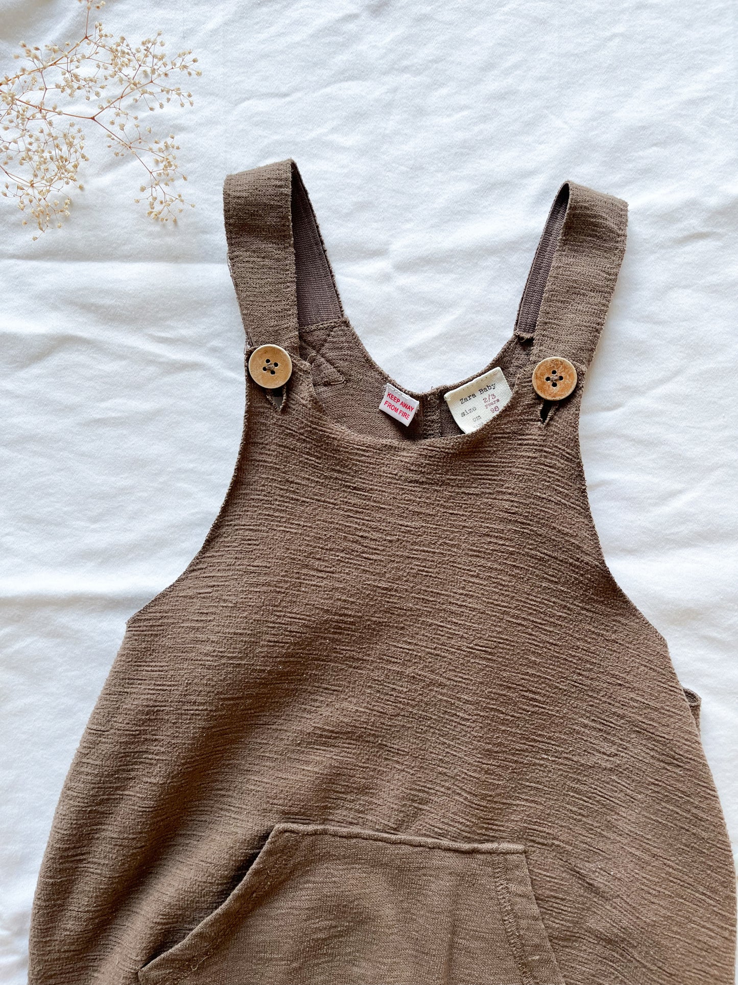 Zara textured overalls (2/3T)