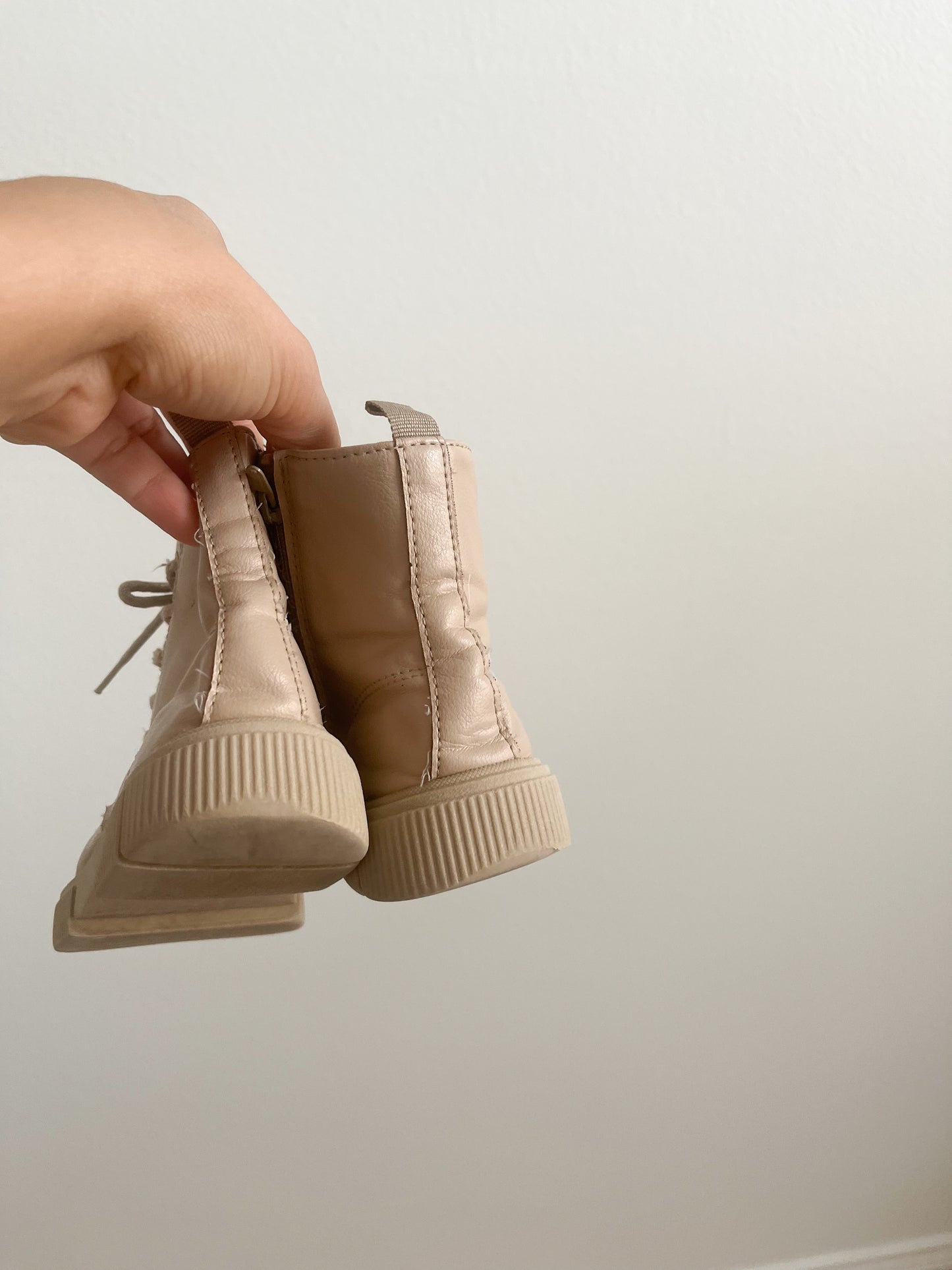 Zara neutral boots (size 10)