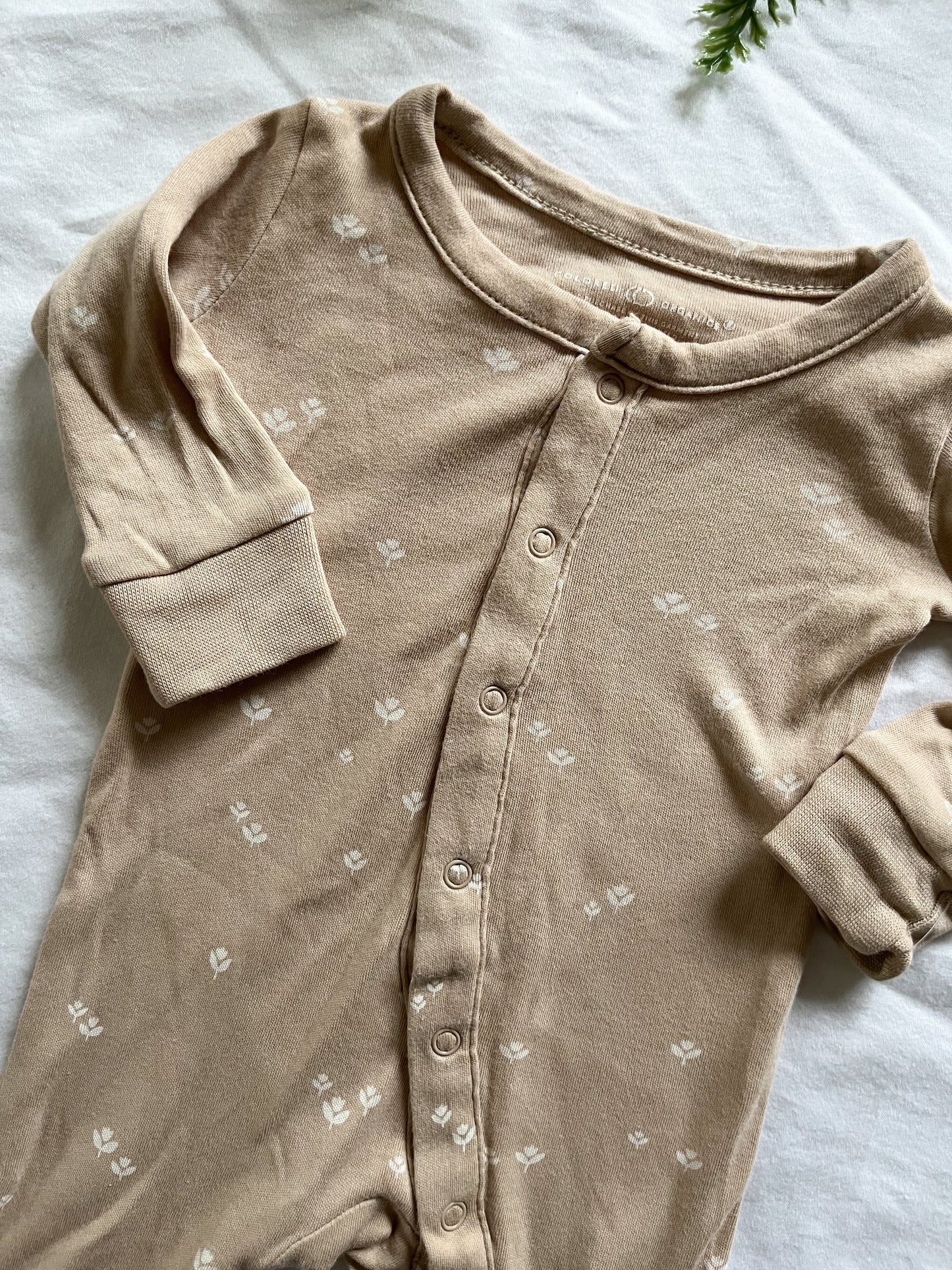 Colored Organics footie (NB)