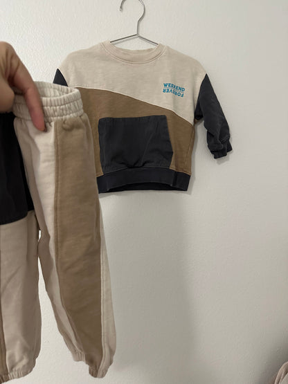 Zara color block set (12/18)
