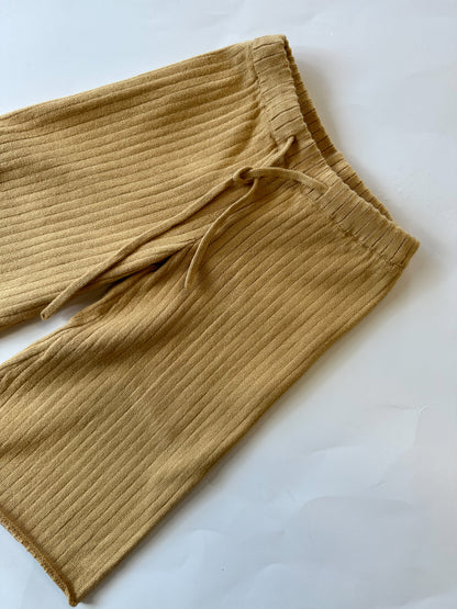 Ghanda ribbed wide leg pants II 1/2Y