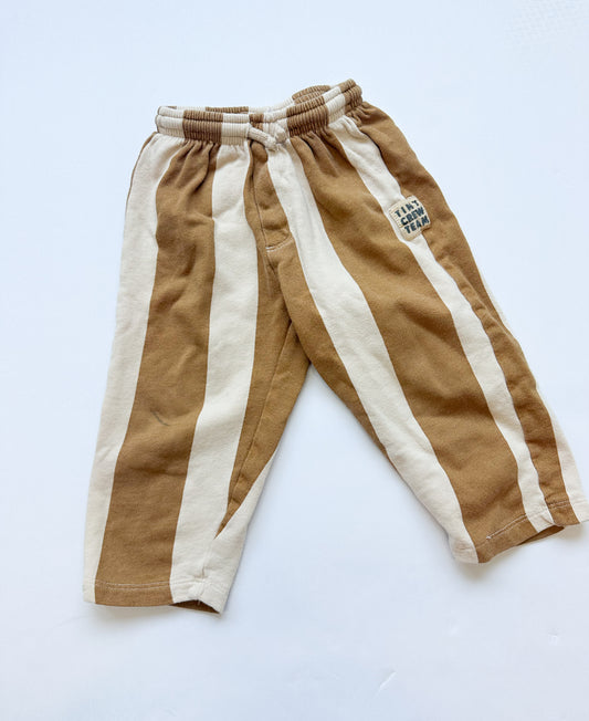 Zara yellow stripe pants || 2T