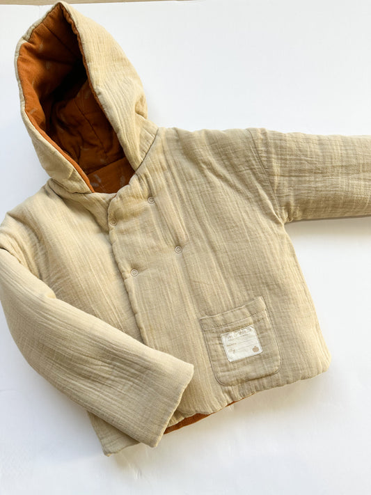 Fin & Vince oat reversible jacket|| 18/24