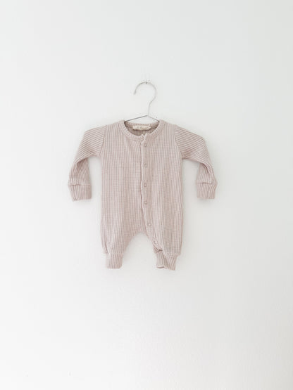 Oak + Dagger Waffle romper|| 0/3