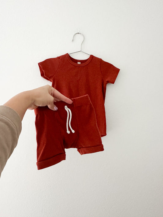 Childhoods clothing ribbed set|| 18/24