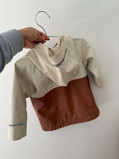 Zara color block raincoat (9/12)