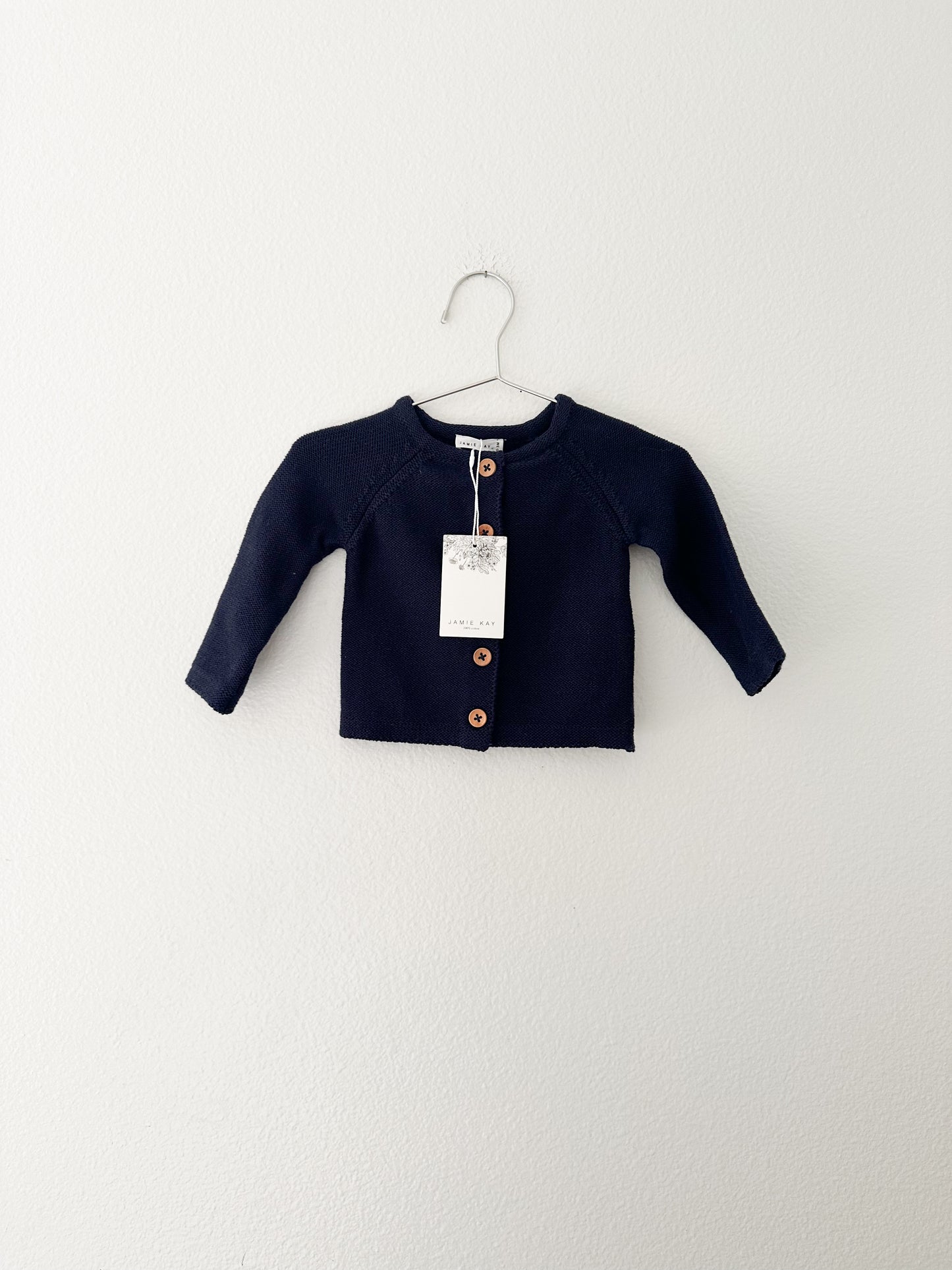 Jamie Kay simple cardigan || peacock (0/3)