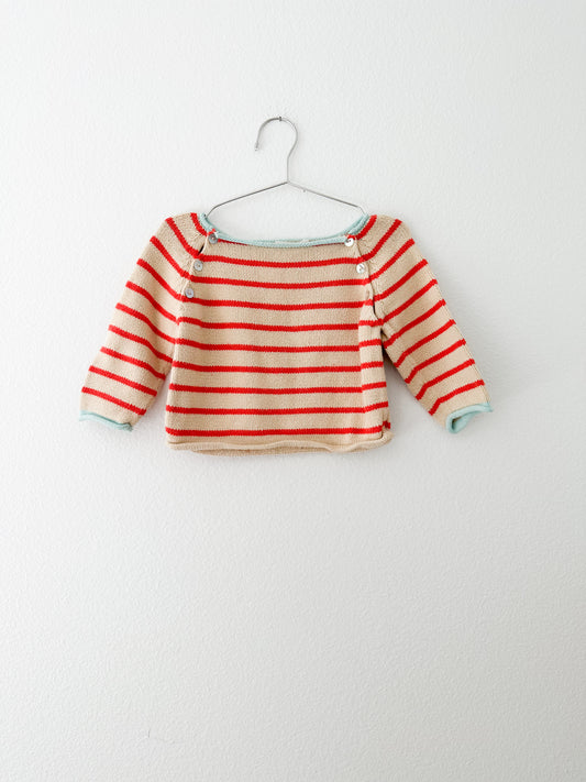 Blabla knit striped sweater (2T)