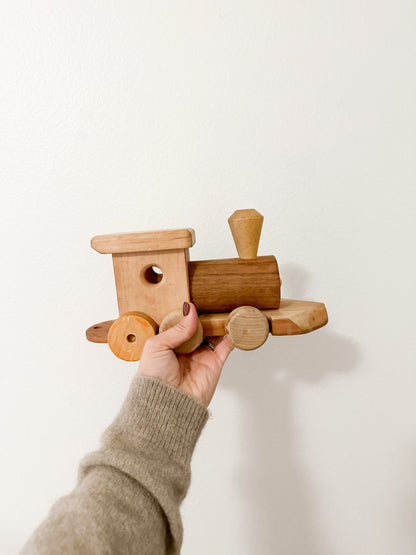 Large wooden train