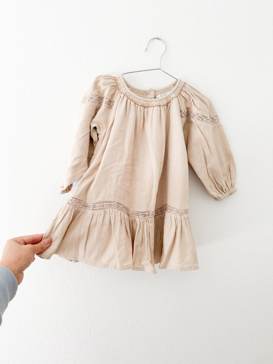 Zara thick linen dress (18/24)