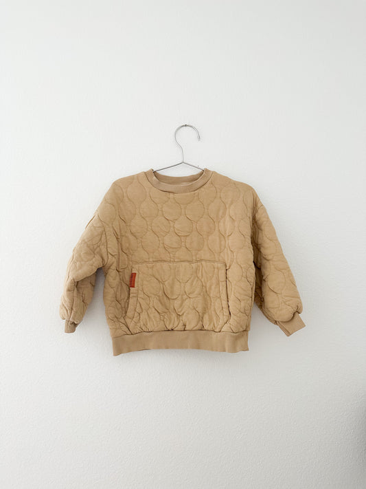 Zara quilted sweatshirt (2/3)