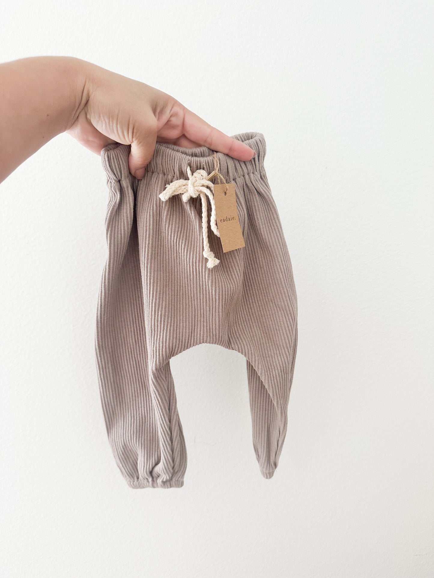 Eadaie ribbed baggy pants (3/6)