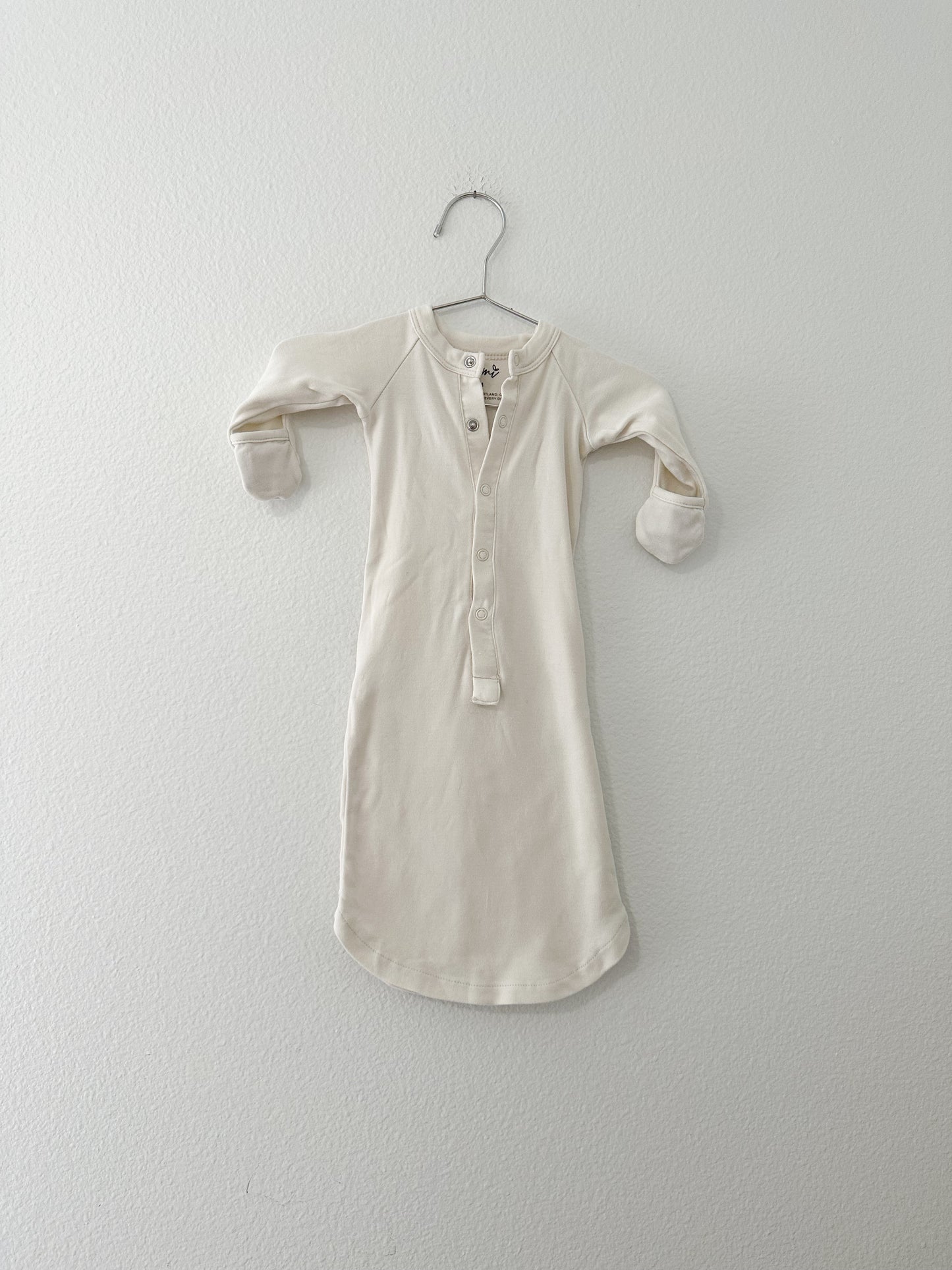 Goumi organic sleeper gown || cloud (0/3)