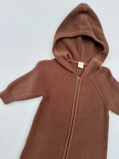 Goumi || dark brown knit sack|| Medium