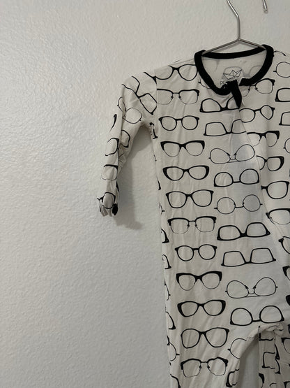 Peregrine bamboo glasses footie (6/9)