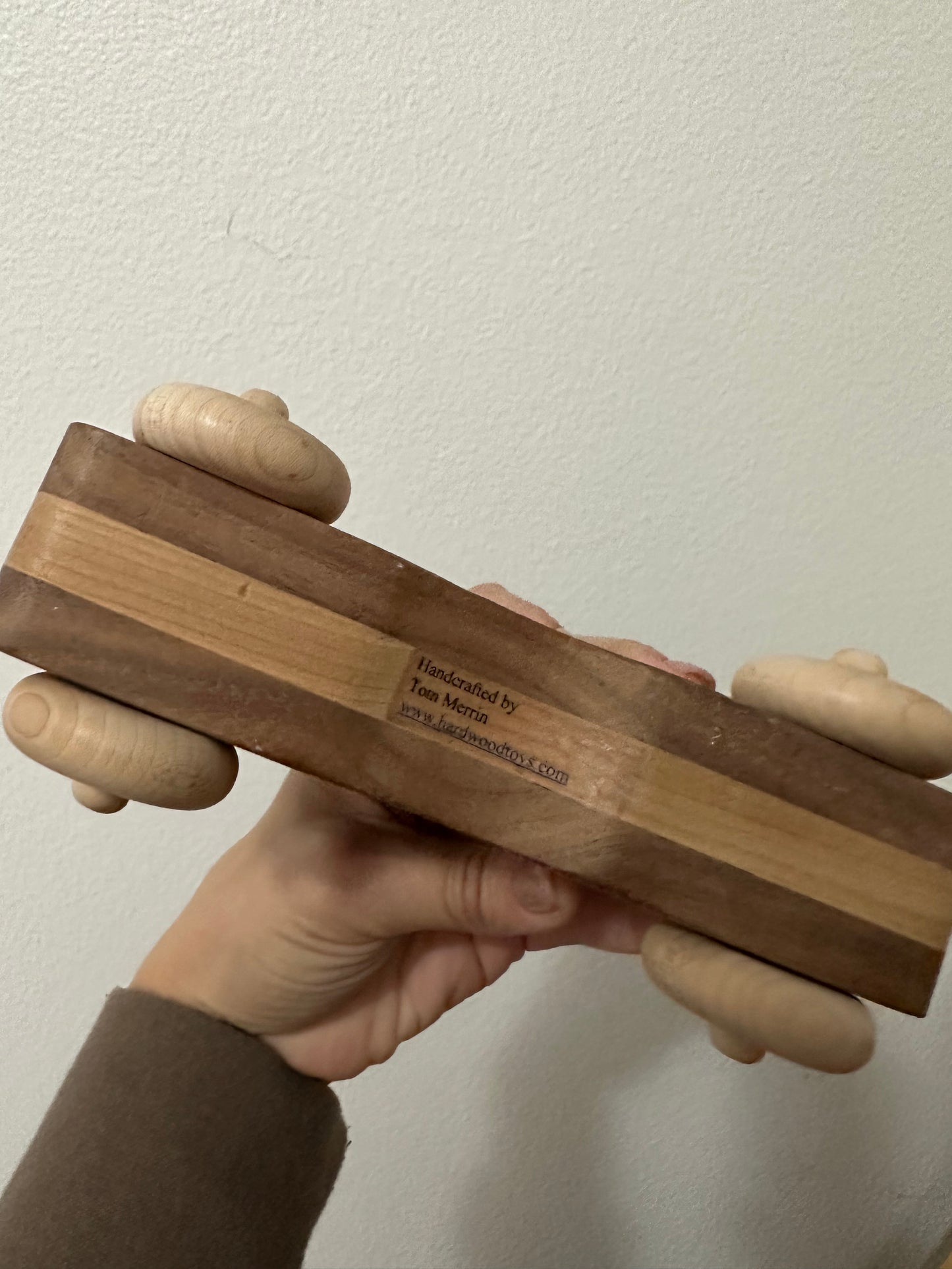 Handcrafted wooden car