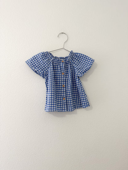 Zara gingham blouse (9/12)