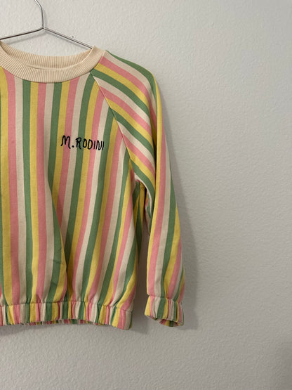 Mini rodini pastel striped sweatshirt (2/3) (92/98)
