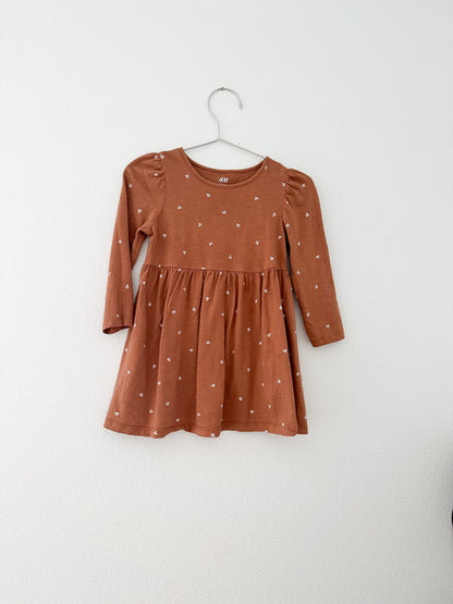 H&M leaf print dress (3/4T)