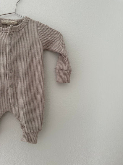 Oak + Dagger Waffle romper|| 0/3