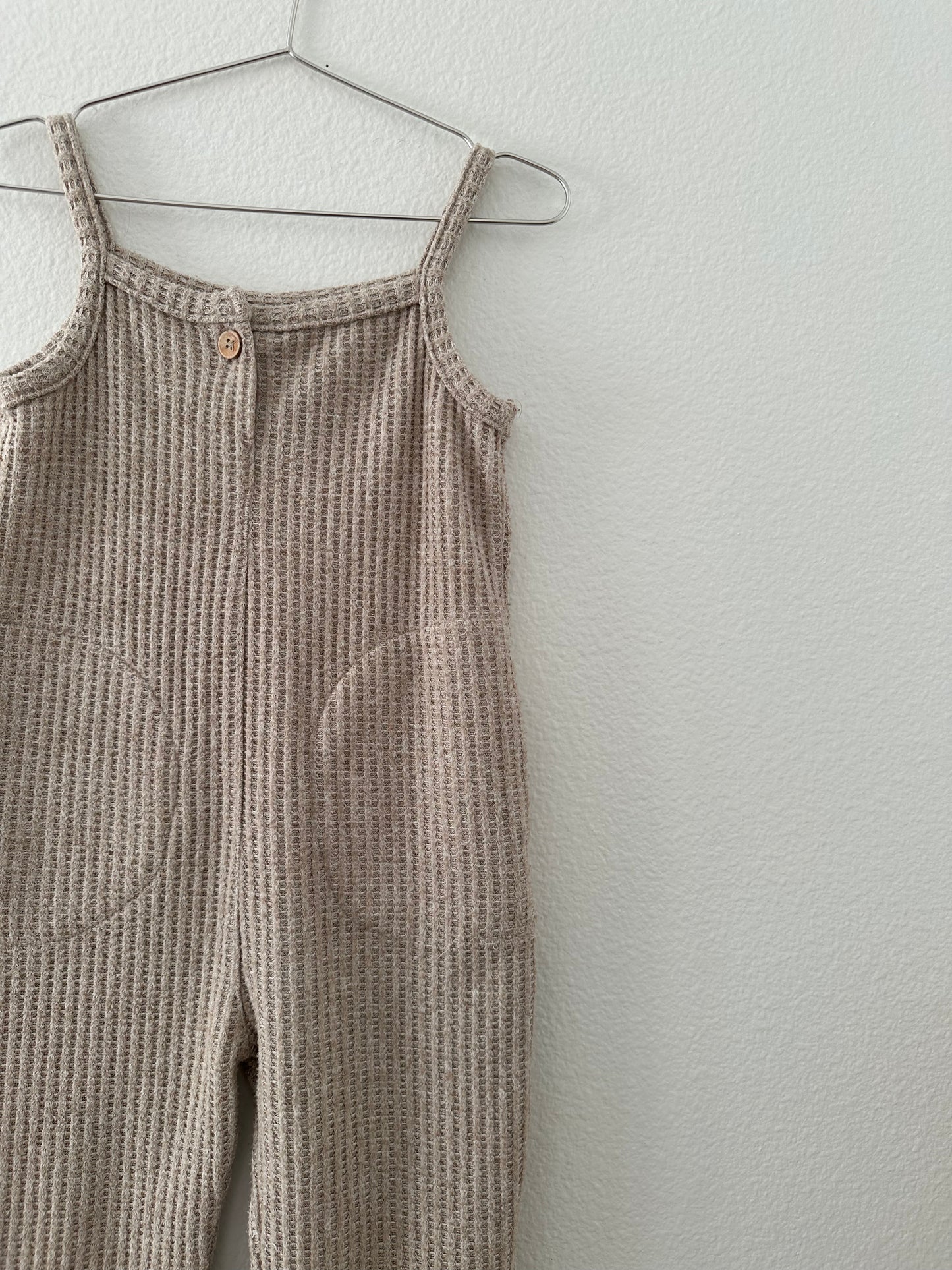 Zara waffle jumpsuit ( 3/4)