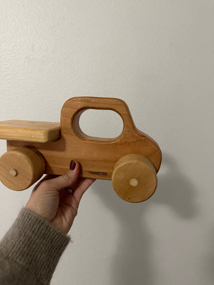 Large wooden car