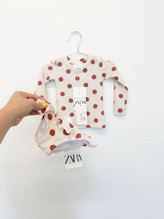 Zara waffle bathing suit|| 12/24