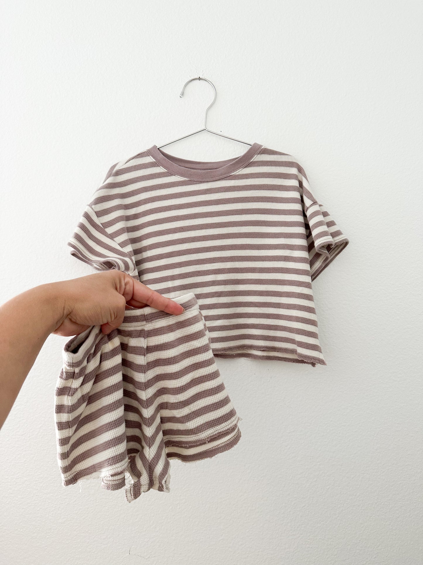 Rylee + Cru raw hem waffle set (2/3)