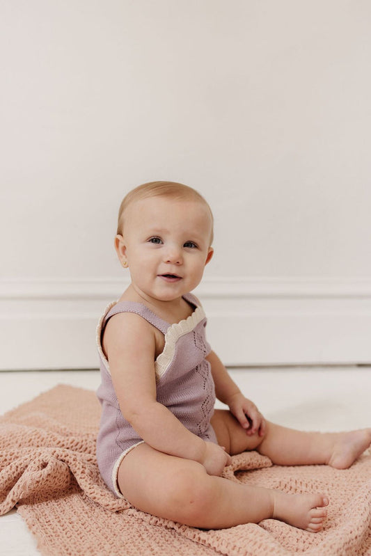 Fin + Vince scallop Knit romper (18/24)