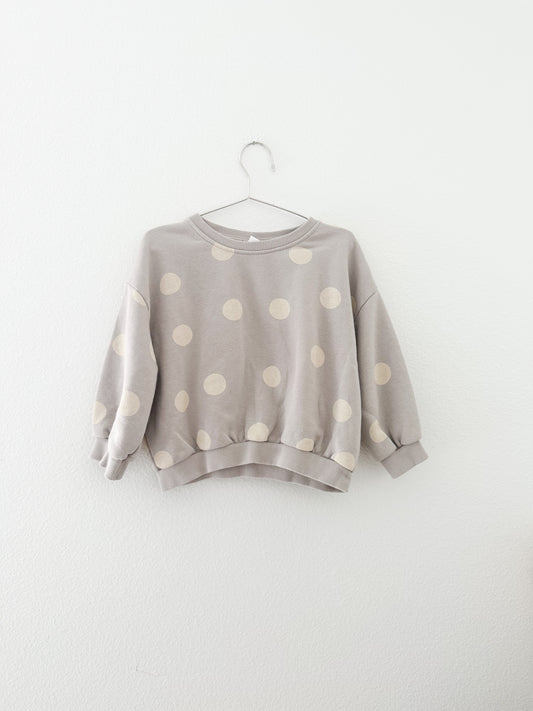 Zara polka dot sweatshirt (3/4)