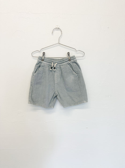 Zara denim blue shorts || 3/4