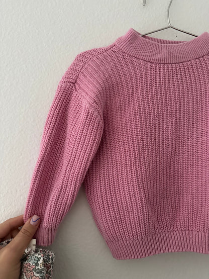 H&M knit sweater + leggings || 12M