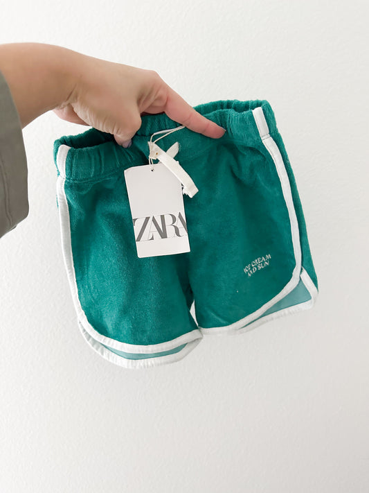 Zara terry cloth shorts || 3/4