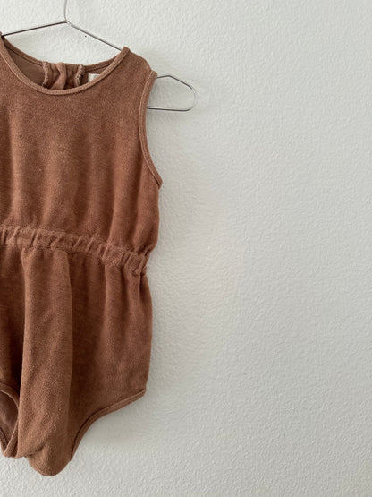 The simple folk organic terry cloth romper (18/24)