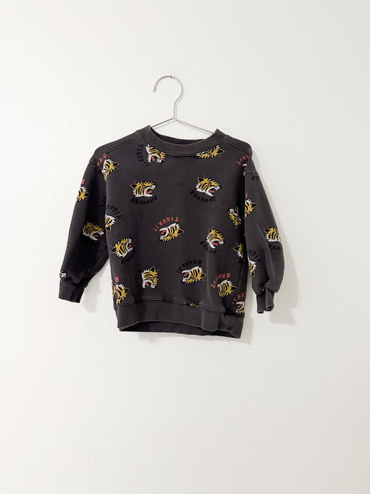 Zara tiger sweatshirt || 2T