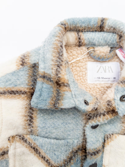 Zara || Sherpa lined jacket || 12-18 months