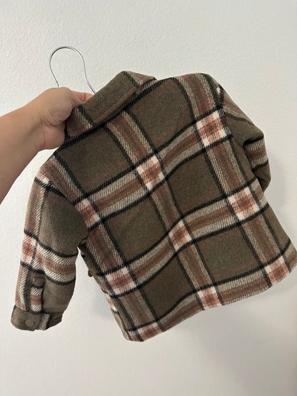 Zara plaid shacket 12/18