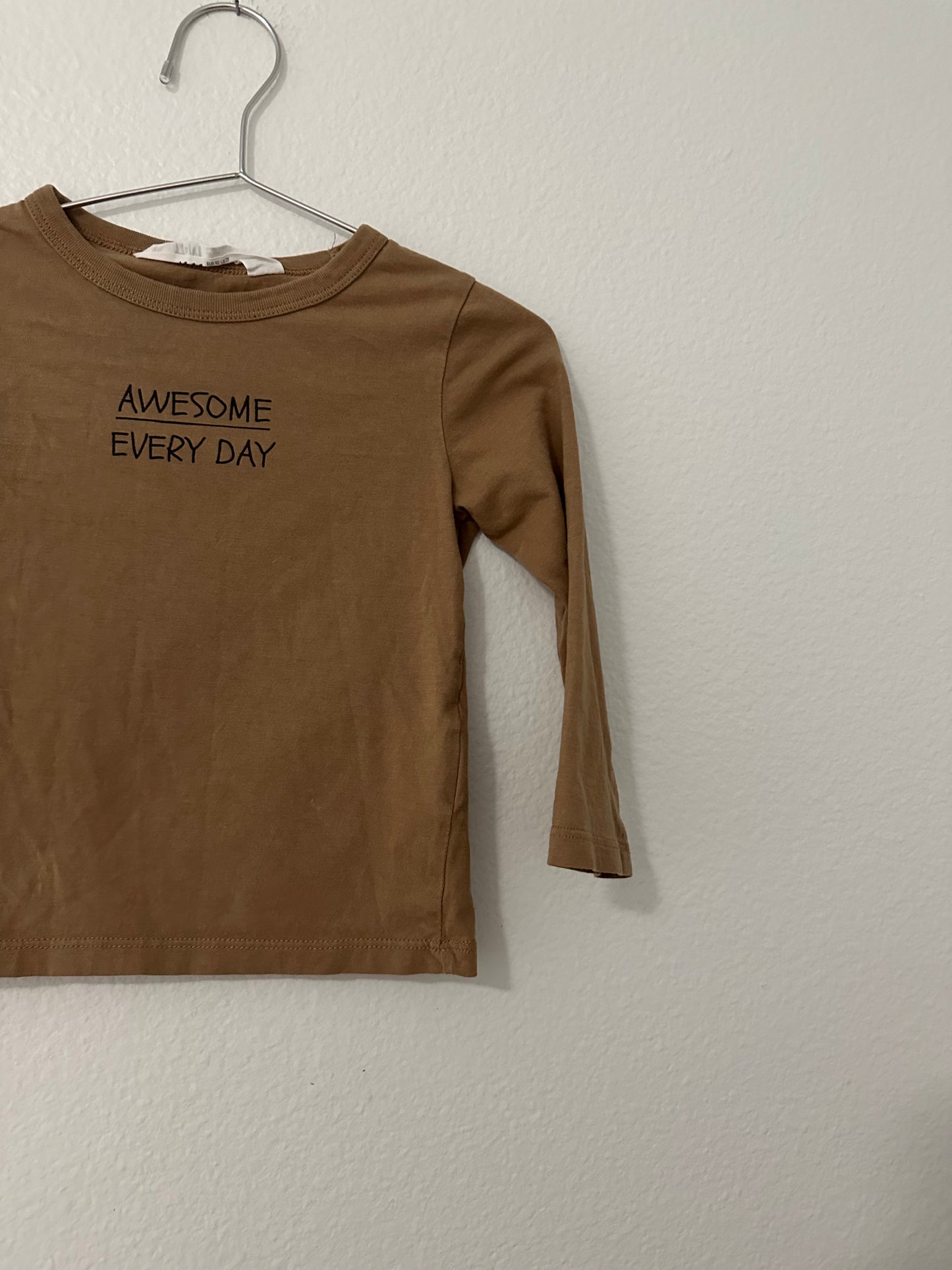H&M brown long sleeve|| 2T