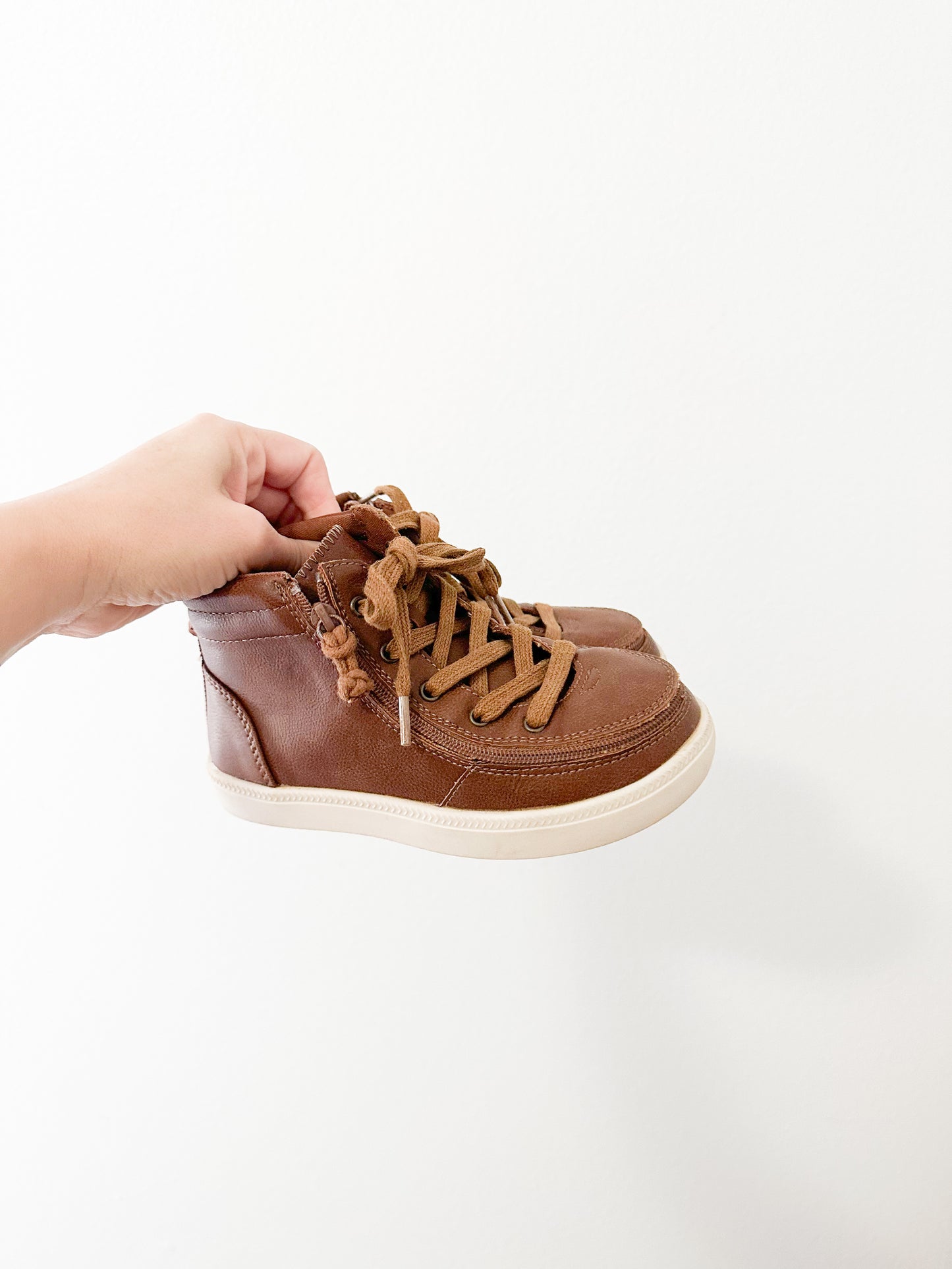 Billy leather sneaker high tops (size 12)