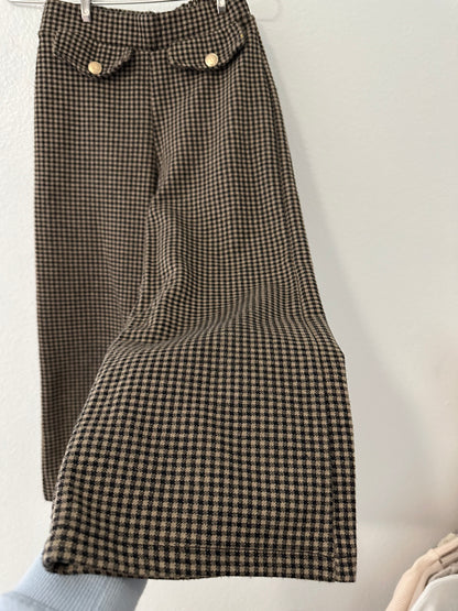 Zara plaid wide leg pants || size 7
